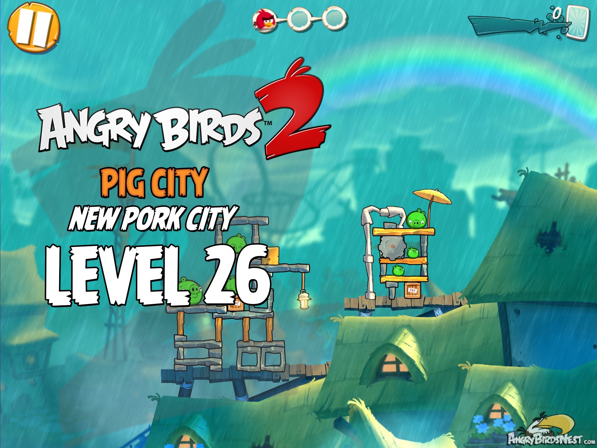 Angry Birds 2 Pig City New Pork City Level 26