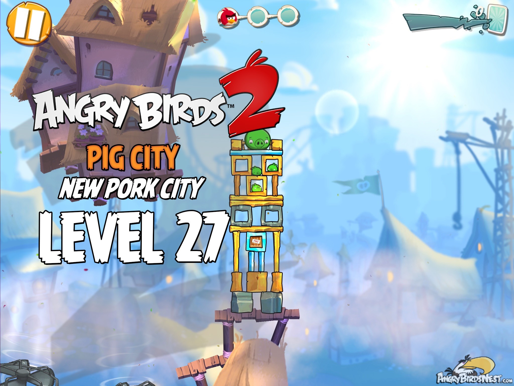 Angry Birds 2 Pig City New Pork City Level 27