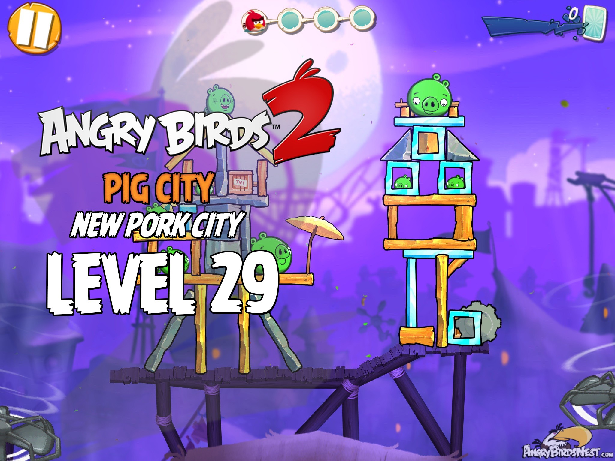 Angry Birds 2 Pig City New Pork City Level 29
