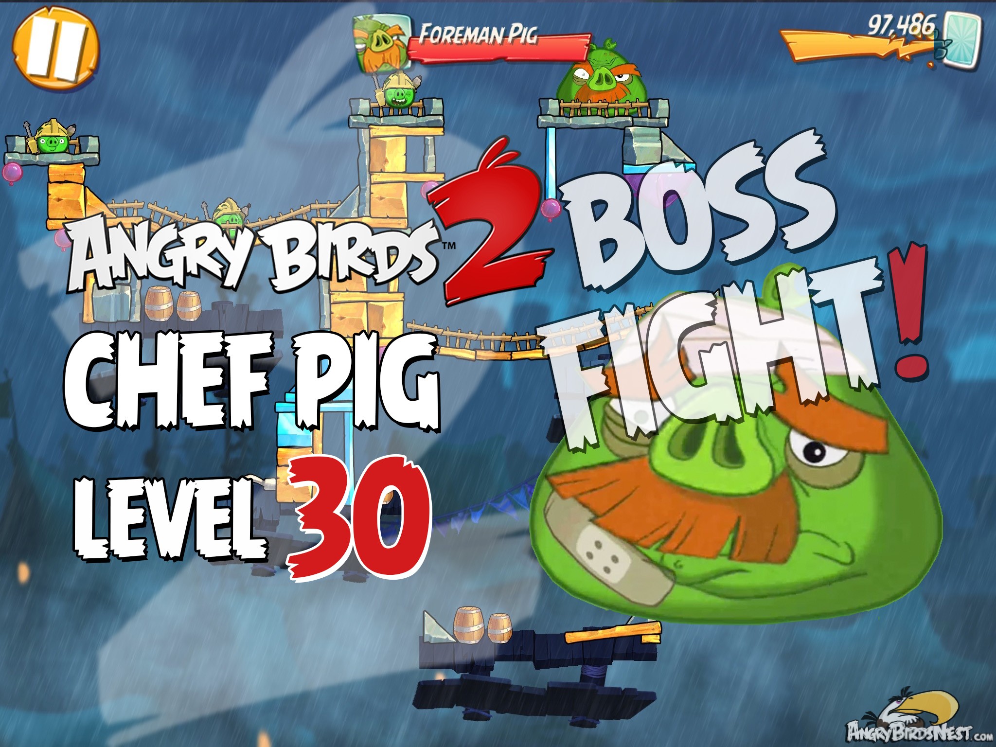 Angry Birds 2 Pig City New Pork City Level 30