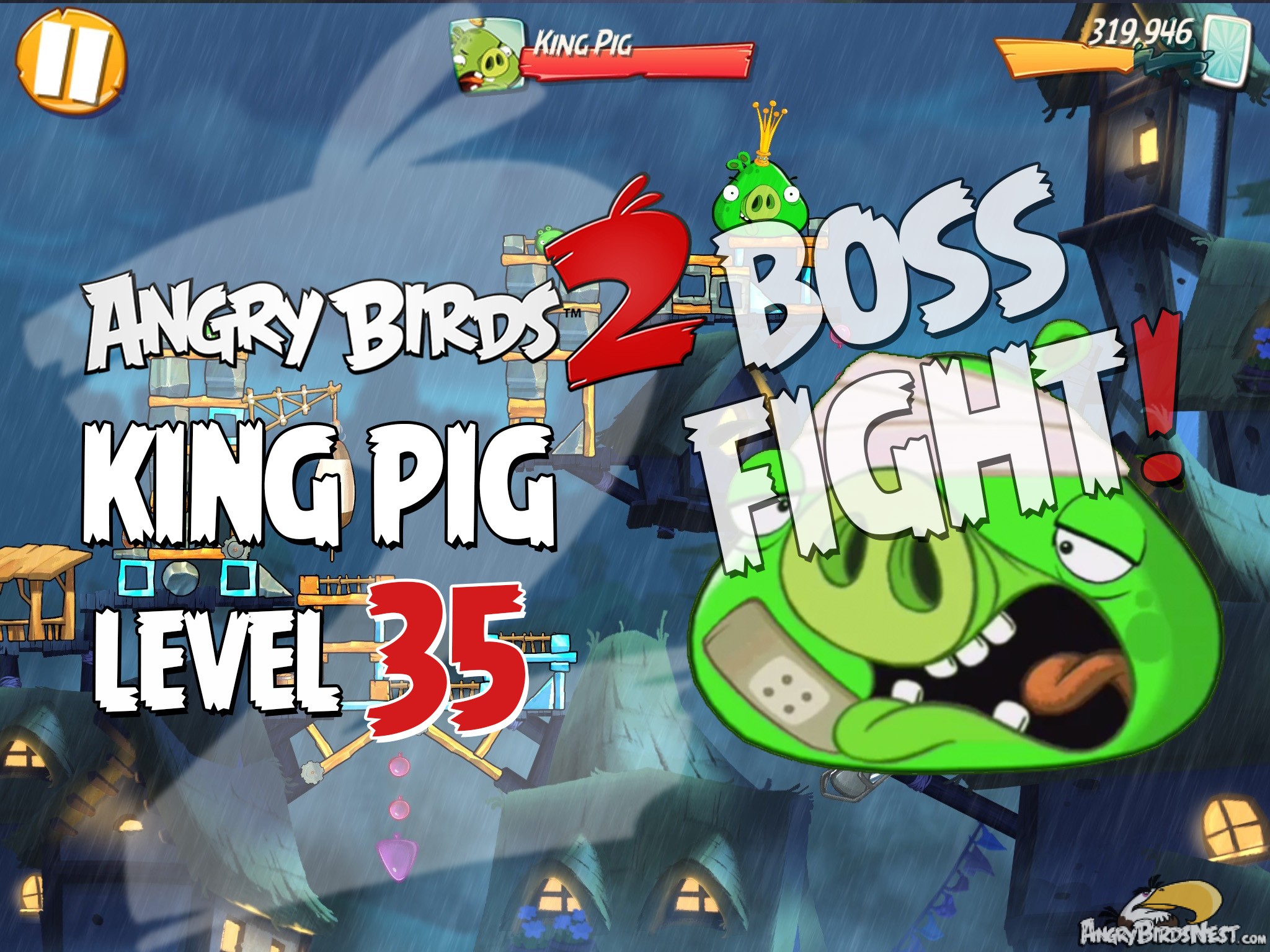 Angry Birds 2 King Pig Level 35 Boss Fight – Pig New Pork City |