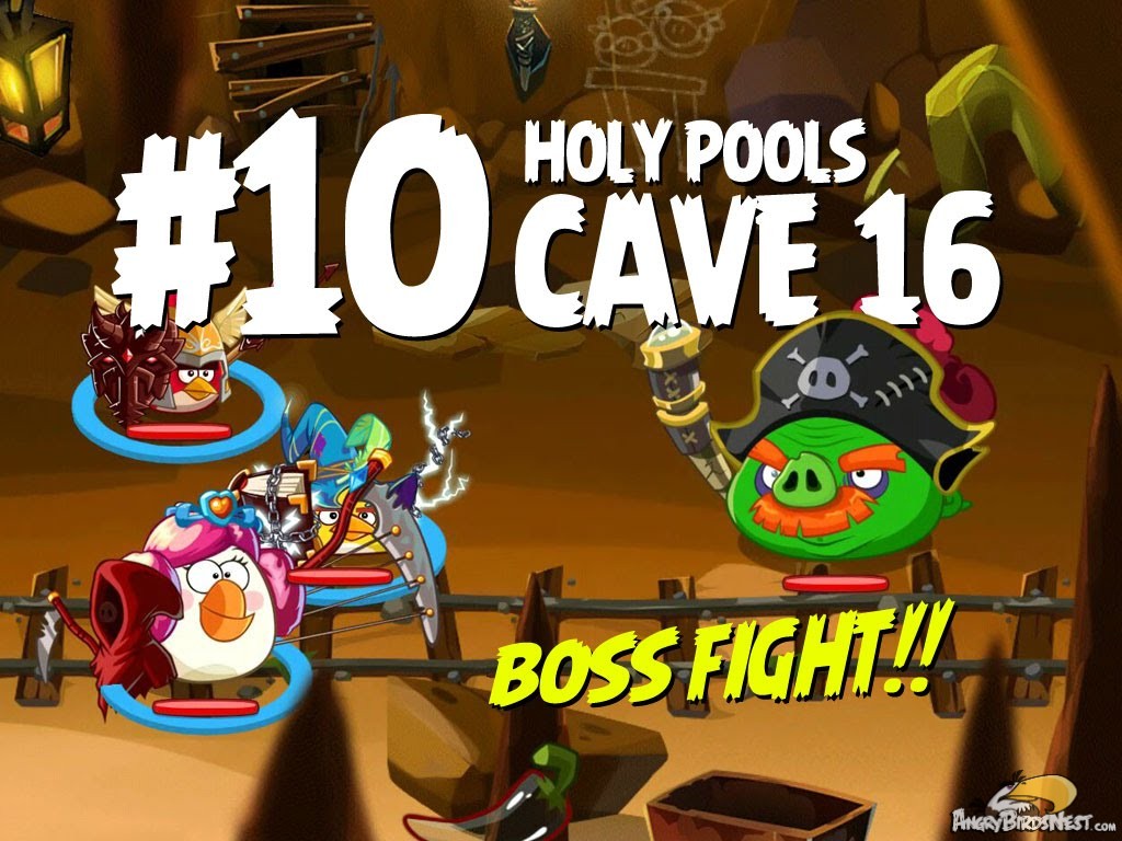 Angry Birds Epic Cave 16 Final Boss! Level 10 - Holy Pools Feature