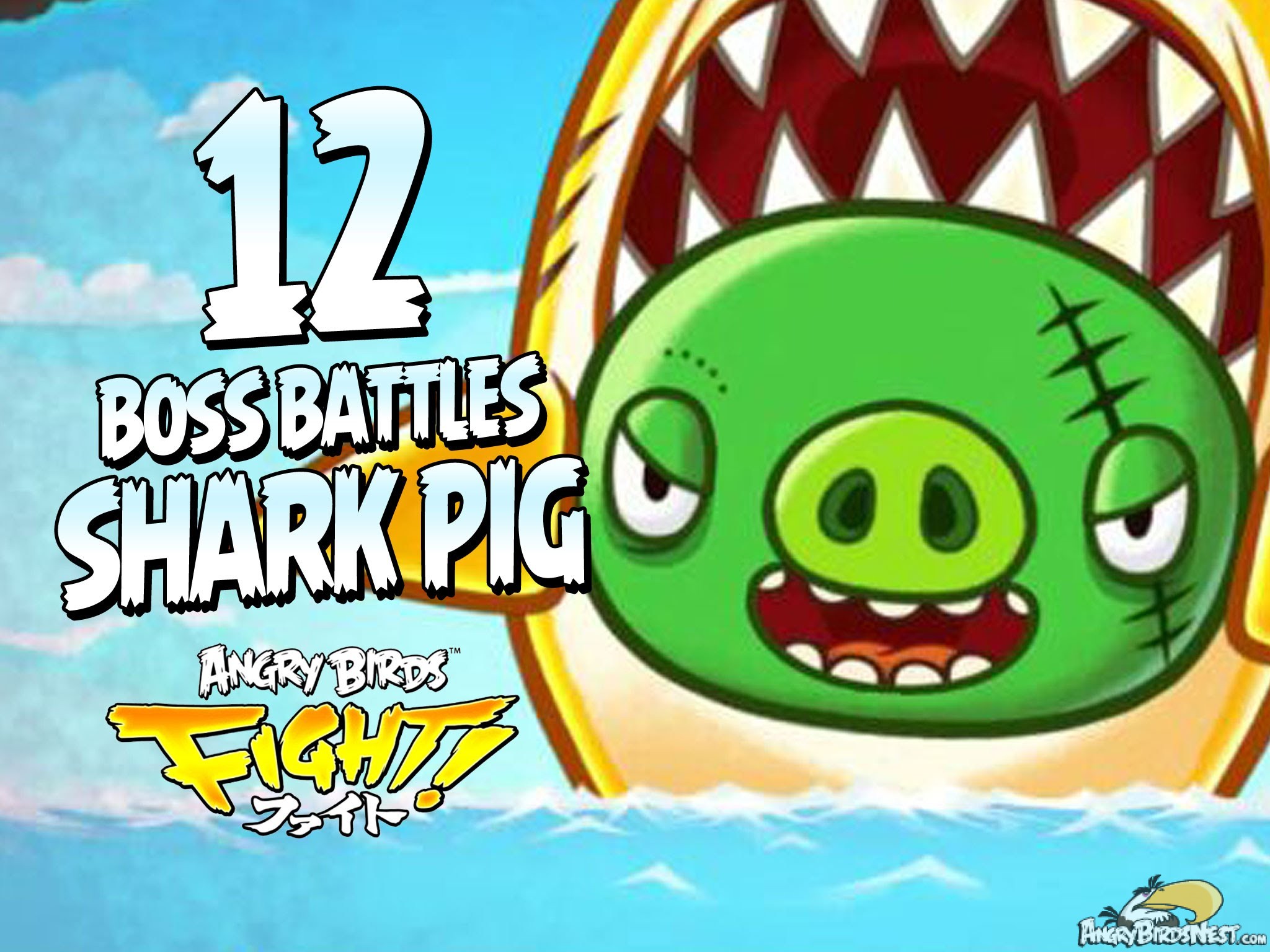 Angry Birds Fight! New Monster SHARK Pig BOSS FIGHT Image