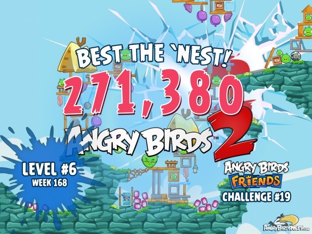 Angry Birds Friends Best the Nest Week 168 Level 6