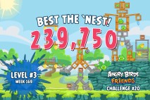 Can you ‘Best the Nest’ in Angry Birds Friends Tournament Week 169 Level 3?