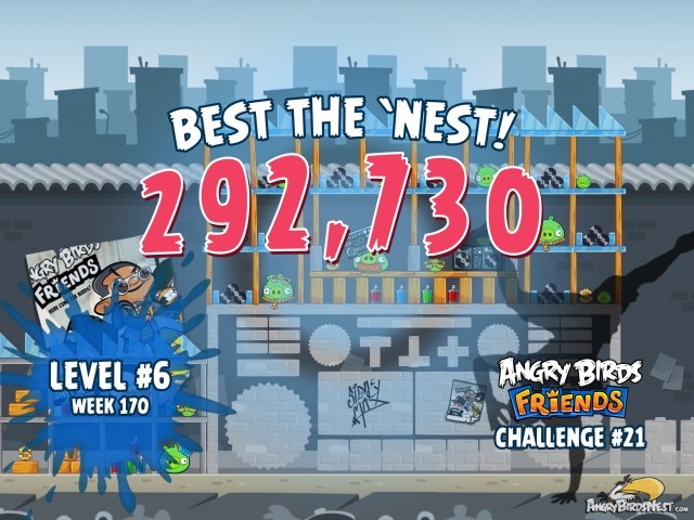 Angry Birds Friends Best the Nest Week 170 Level 6