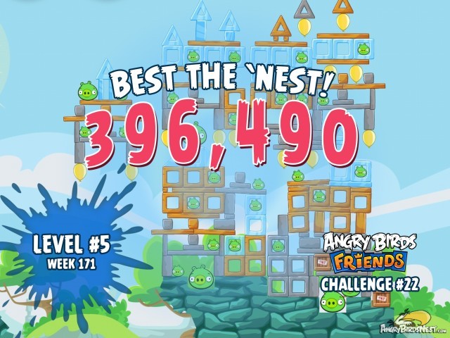Angry Birds Friends Best the Nest Week 171 Level 5