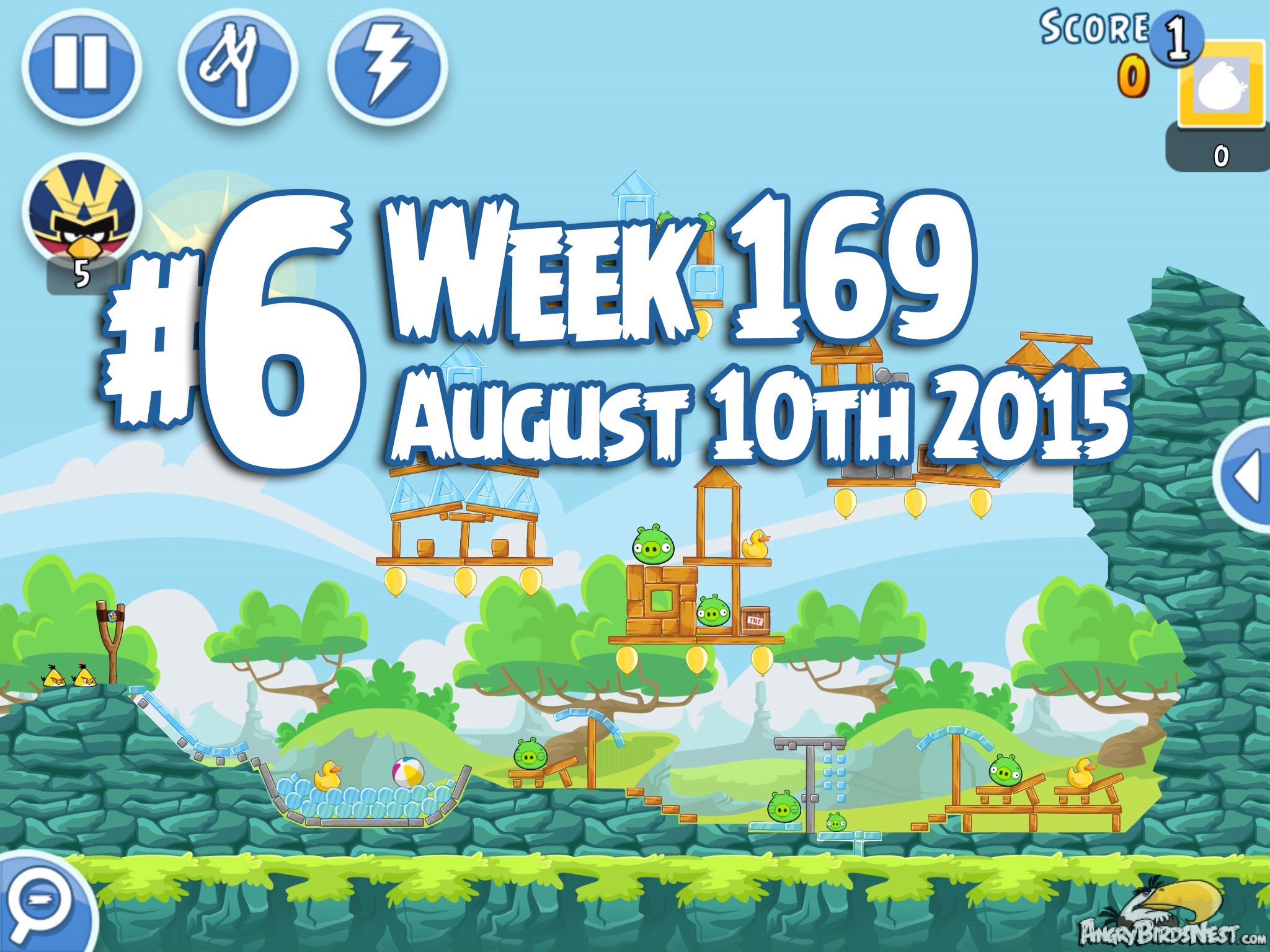 Angry Birds Friends Tournamen Week 169 Level 6