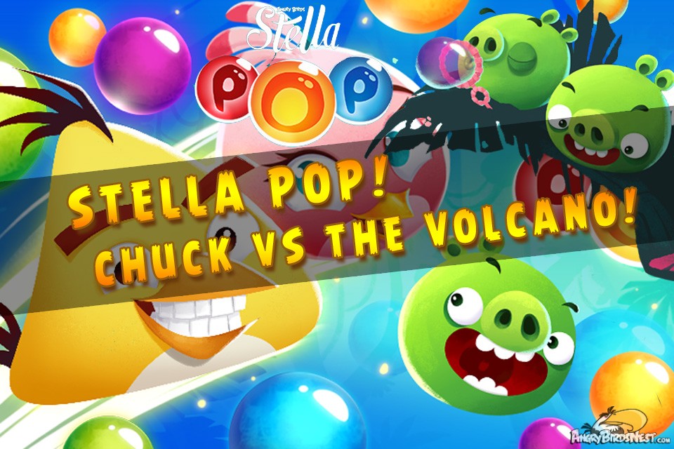 Angry Birds Stella Pop Chuck vs The Volcano Feature Image
