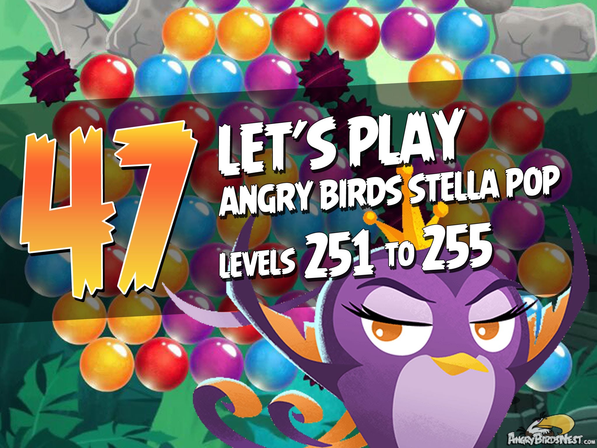 Angry Birds Stella Pop - Part 47 - Secret Lagoon