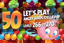 Angry Birds Stella Pop Levels 266 to 270 Volcano Walkthroughs
