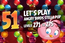 Angry Birds Stella Pop Levels 271 to 275 Volcano Walkthroughs