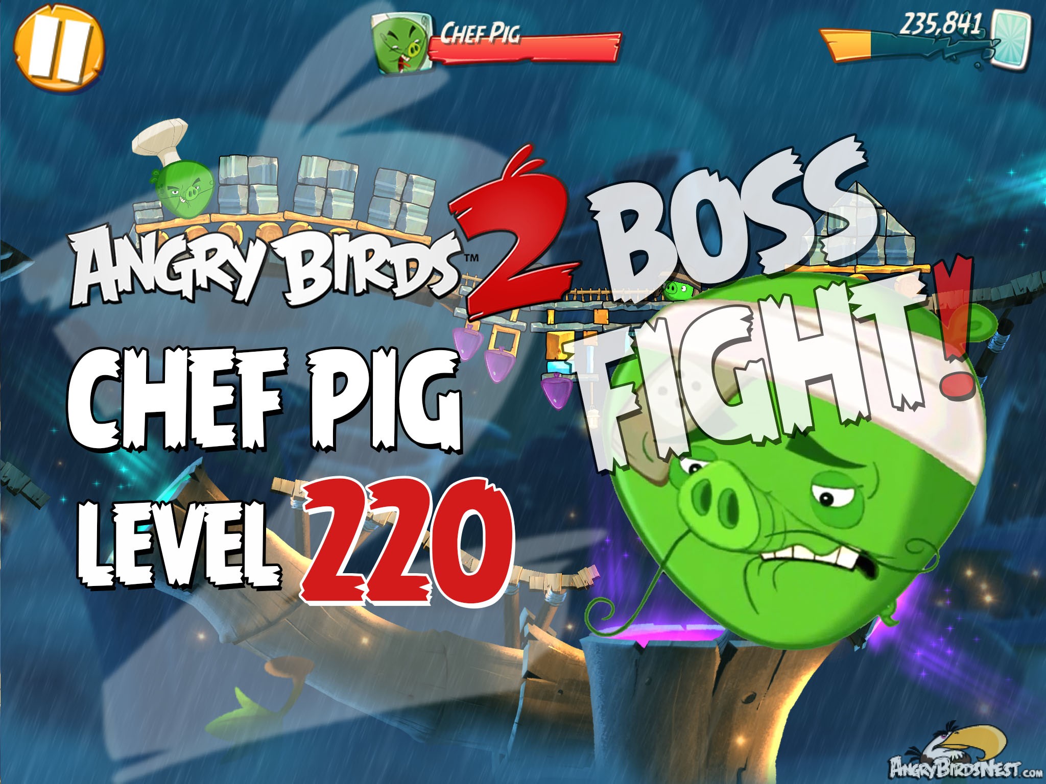 Angry Birds 2 Bamboo Forest Misty Mire Level 220