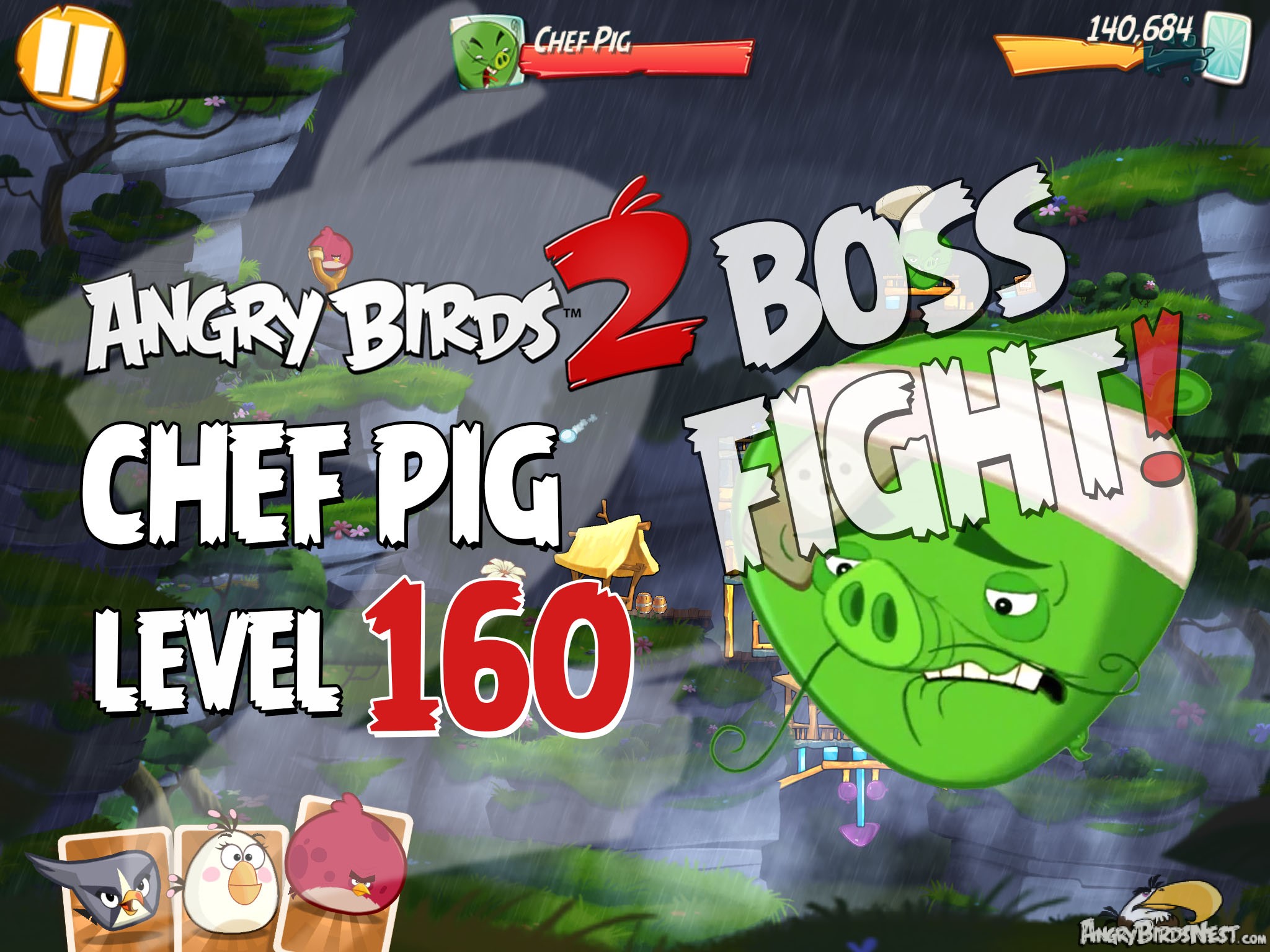 Angry Birds 2 Cobalt Plateaus Greenerville Level 160