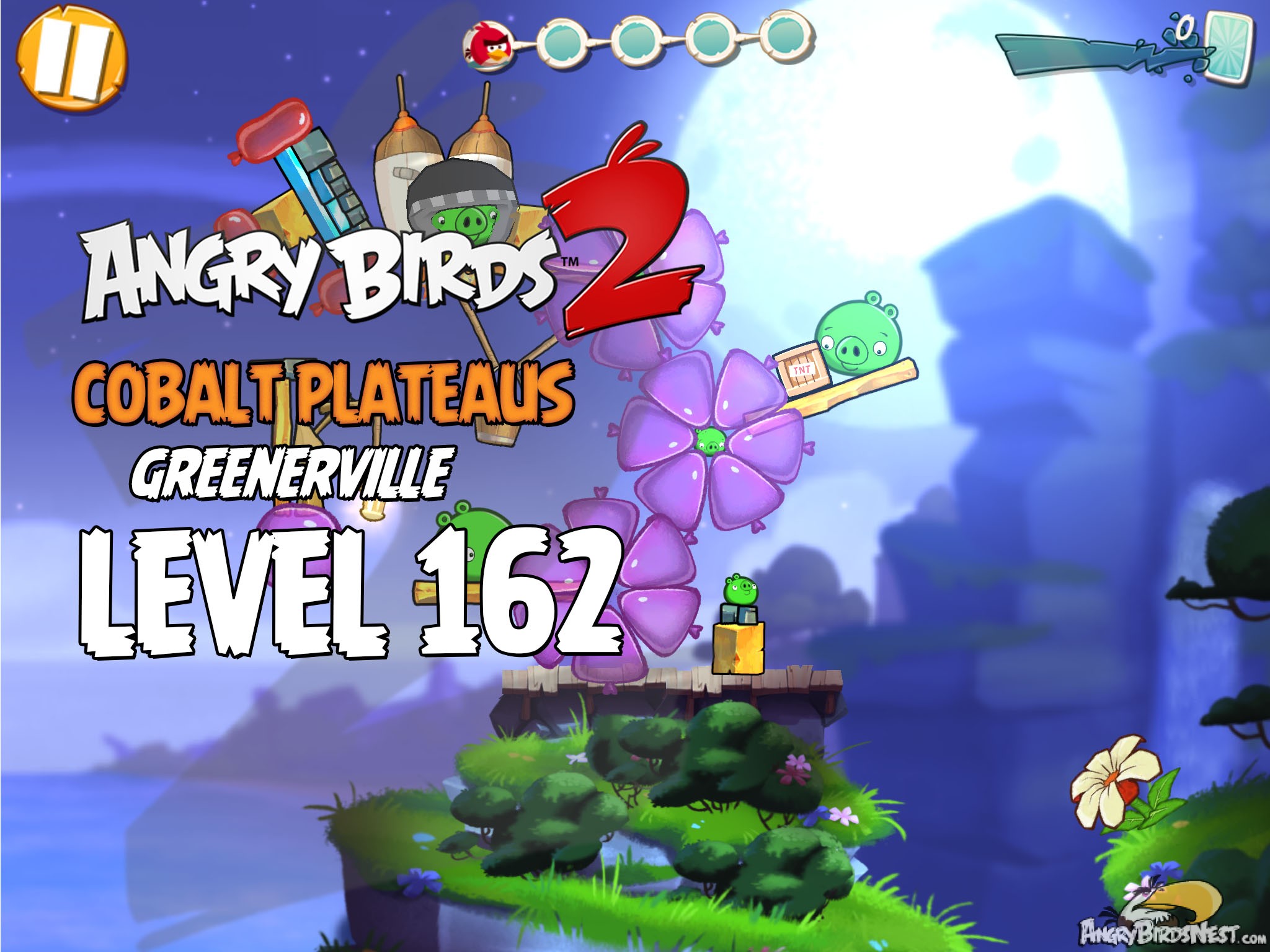 Angry Birds 2 Cobalt Plateaus Greenerville Level 162