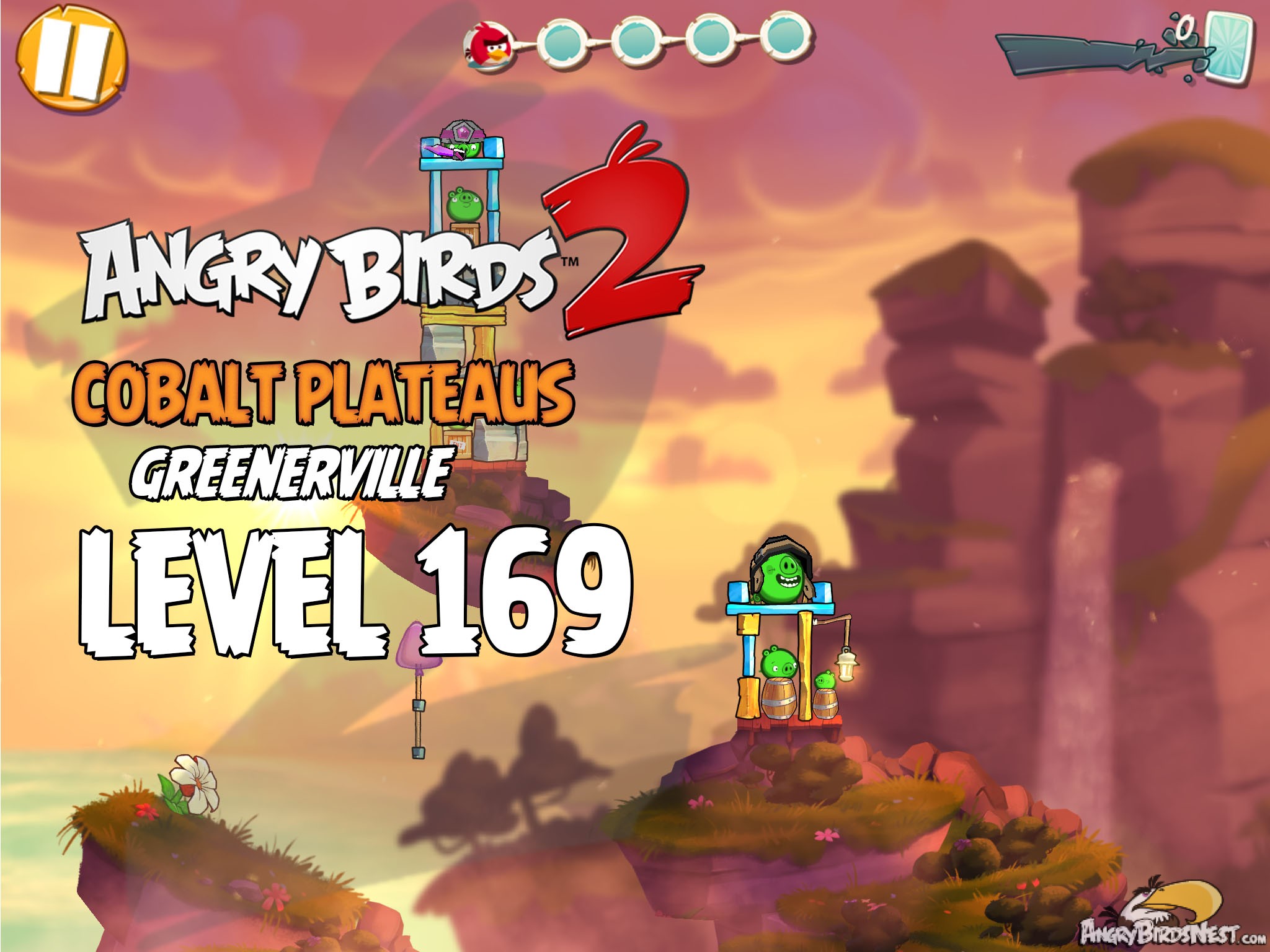 Angry Birds 2 Cobalt Plateaus Greenerville Level 169