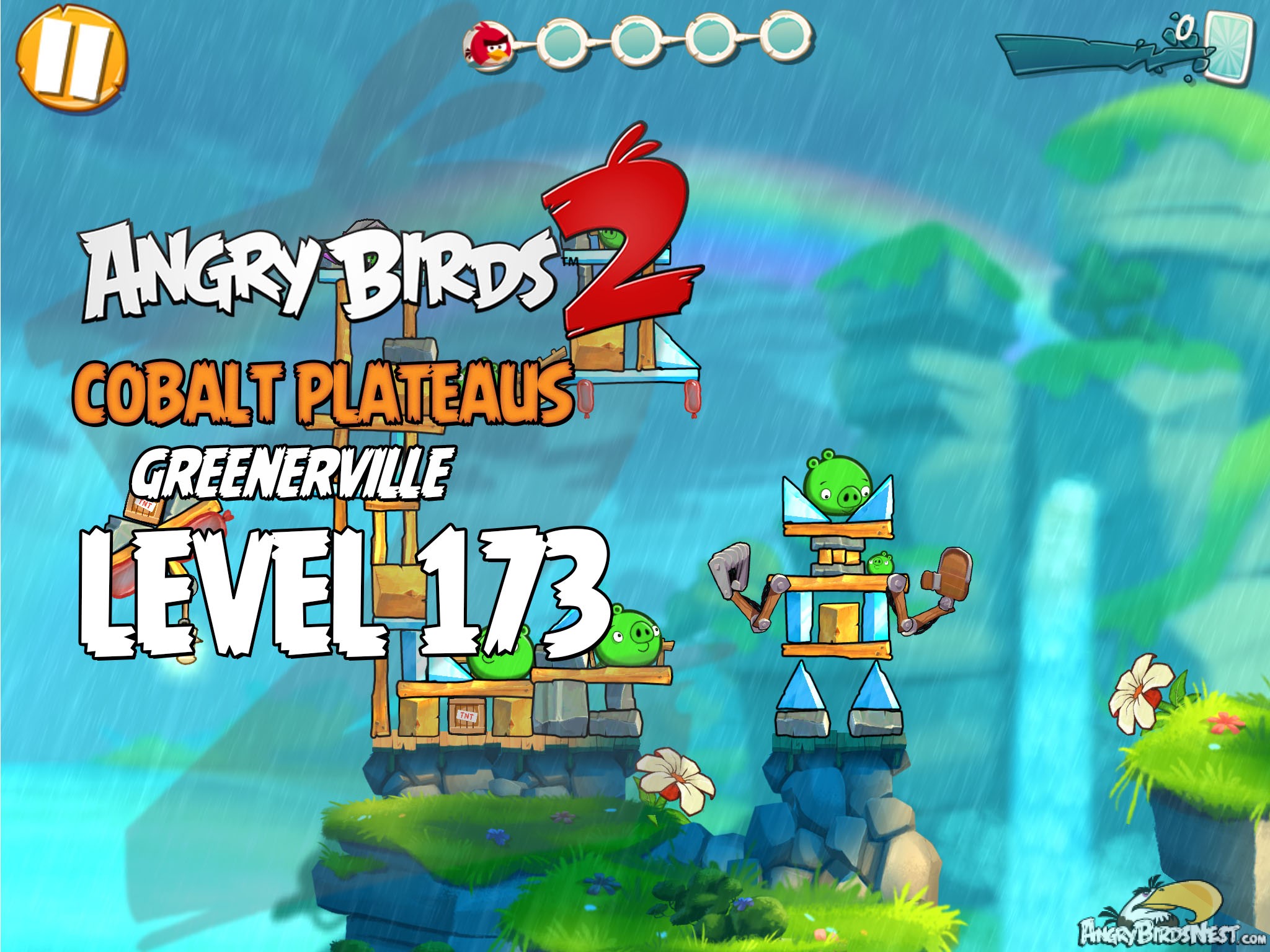 Angry Birds 2 Cobalt Plateaus Greenerville Level 173