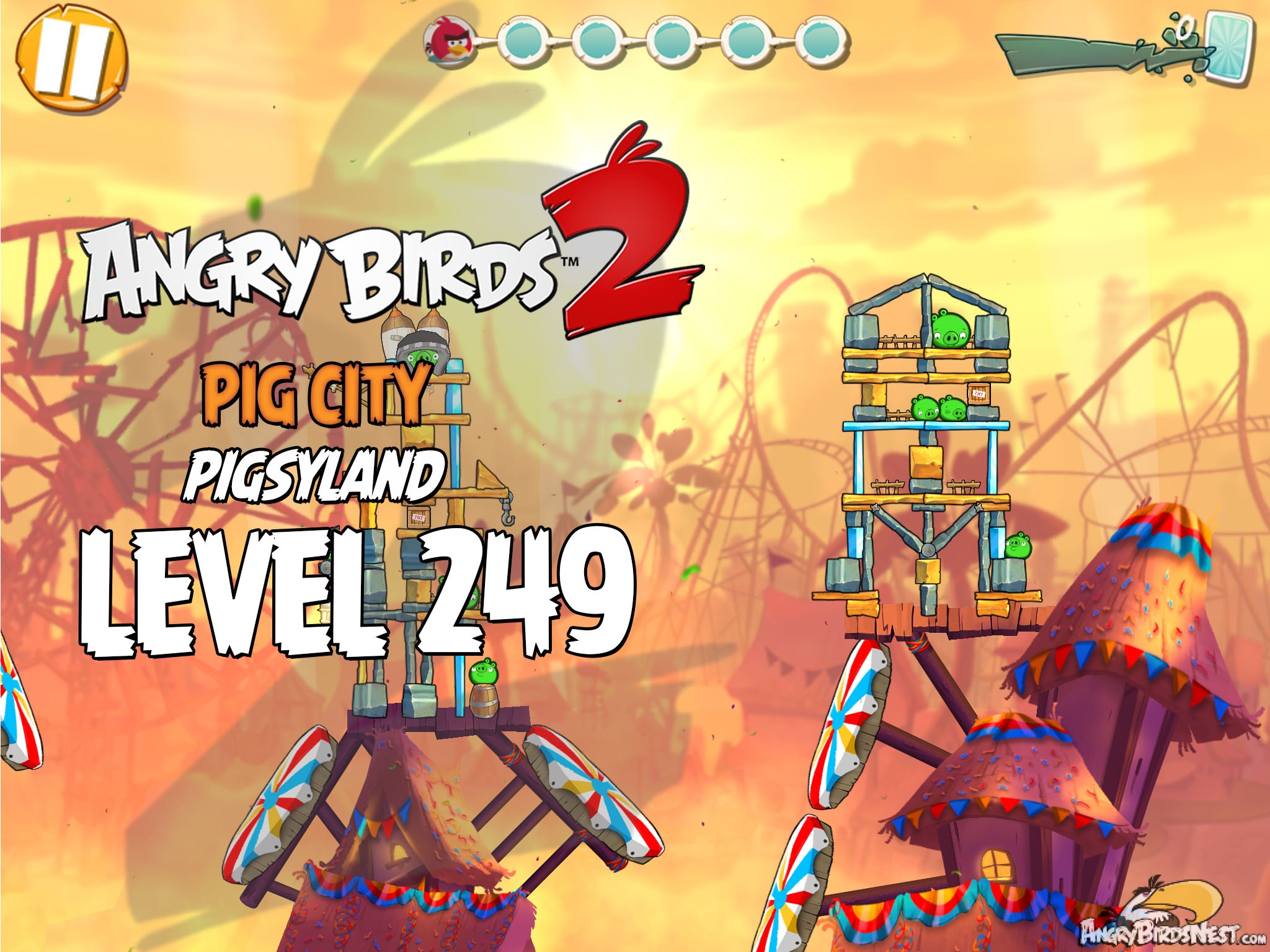 Angry Birds 2 Pig City Pigsyland Level 249