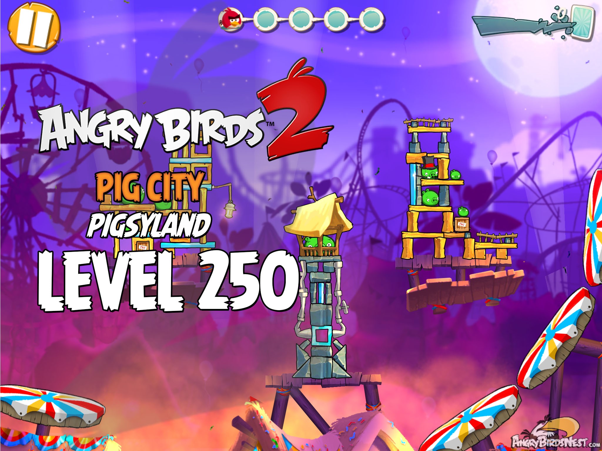 Angry Birds 2 Pig City Pigsyland Level 250