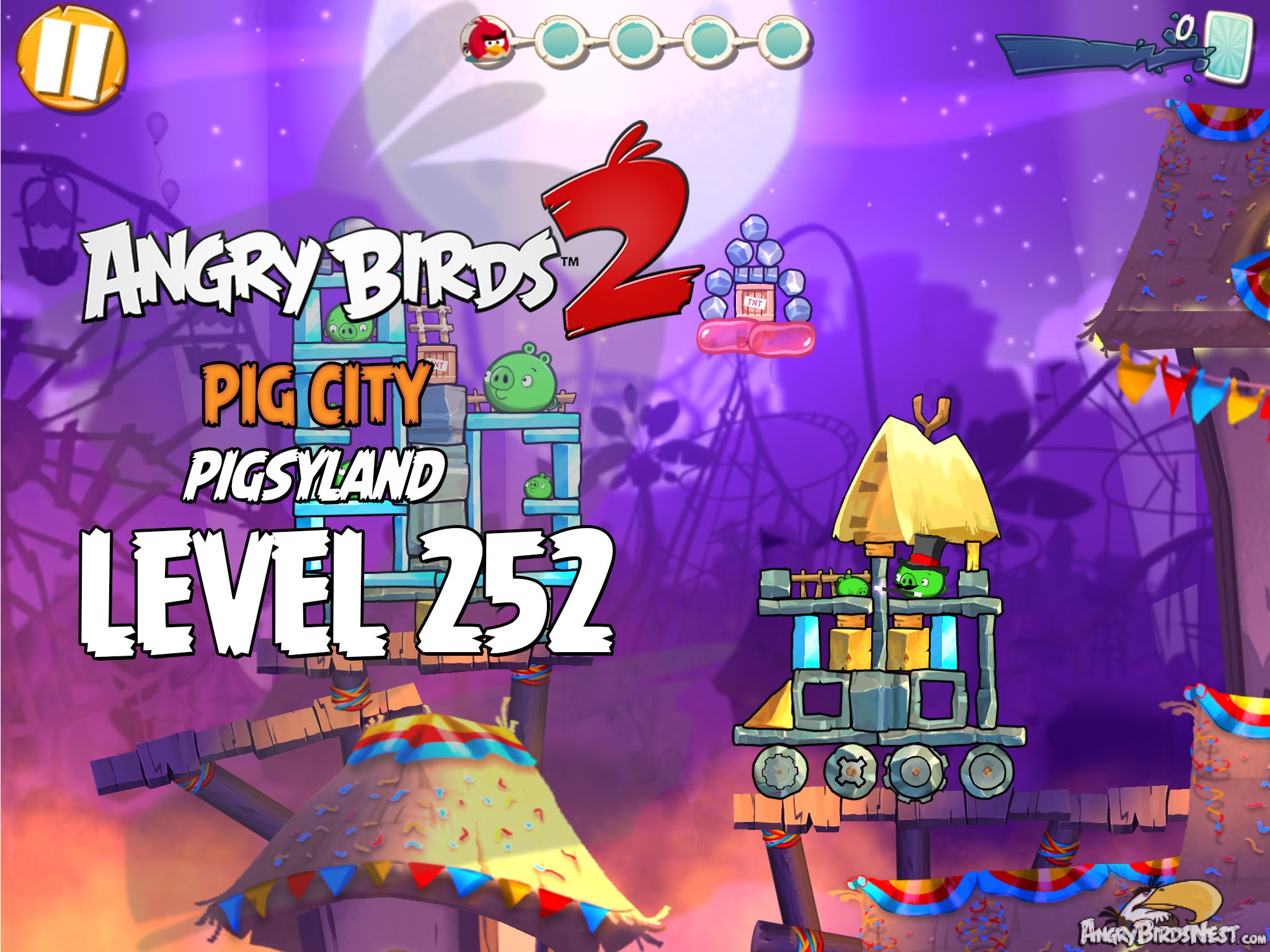 Angry Birds 2 Pig City Pigsyland Level 252