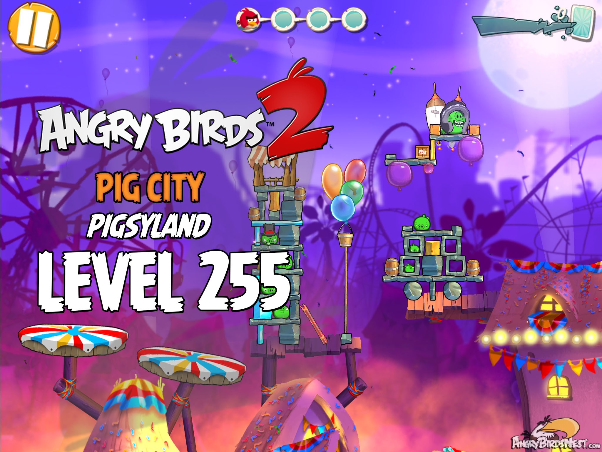 Angry Birds 2 Pig City Pigsyland Level 255