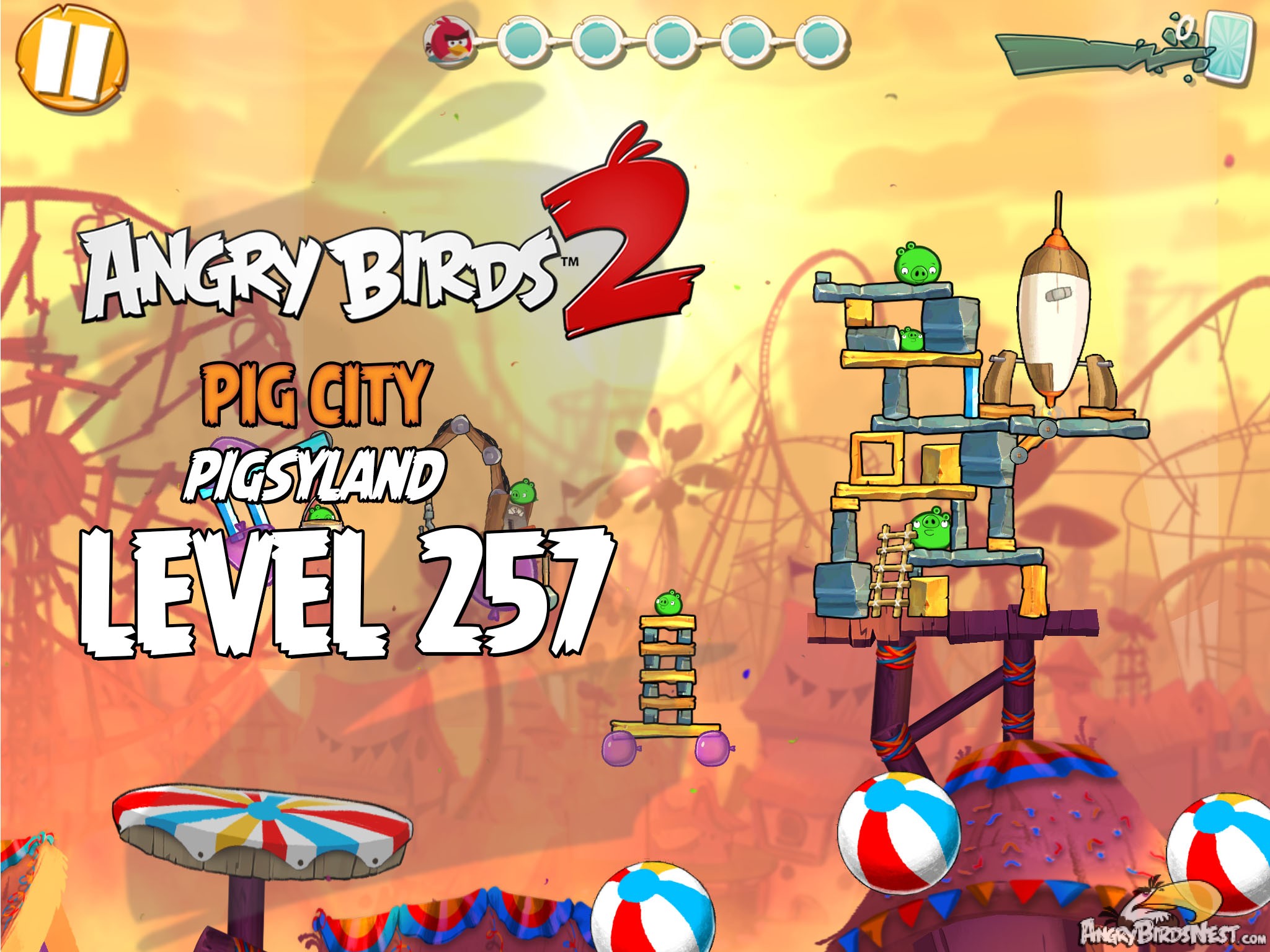 Angry Birds 2 Pig City Pigsyland Level 257