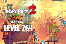 Angry Birds 2 Level 264 Pig City – Pigsyland 3-Star Walkthrough