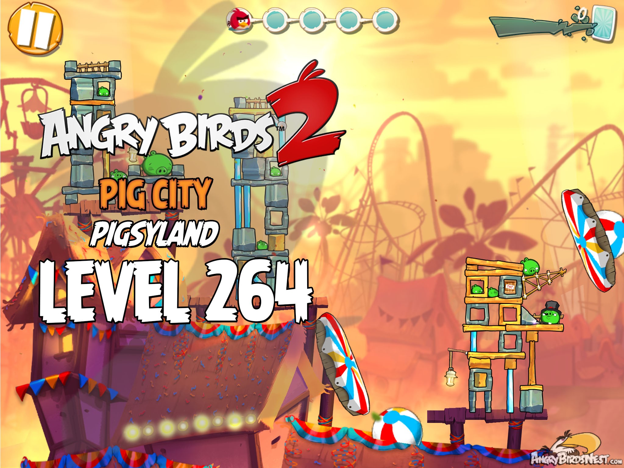 Angry Birds 2 Pig City Pigsyland Level 264