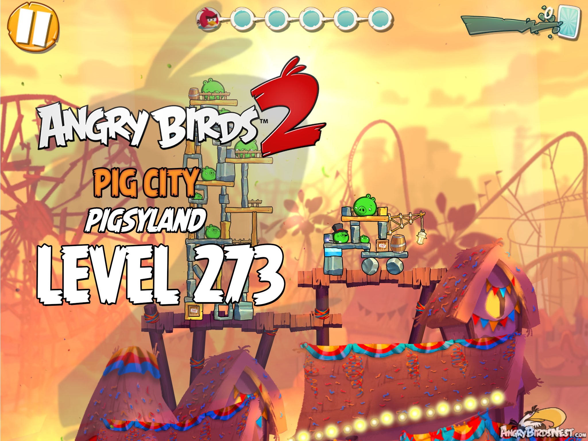 Angry Birds 2 Pig City Pigsyland Level 273