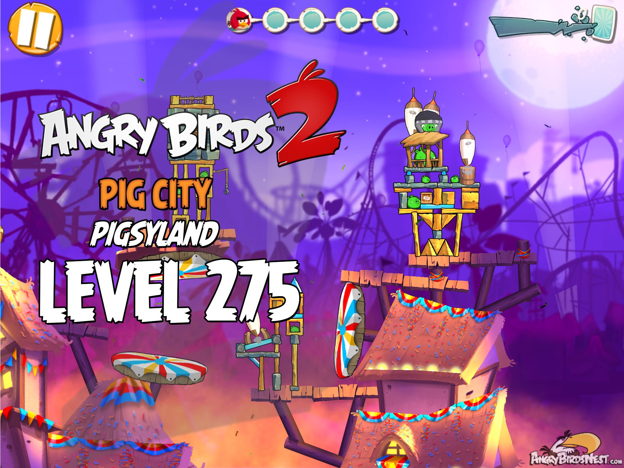 Angry Birds 2 Pig City Pigsyland Level 275