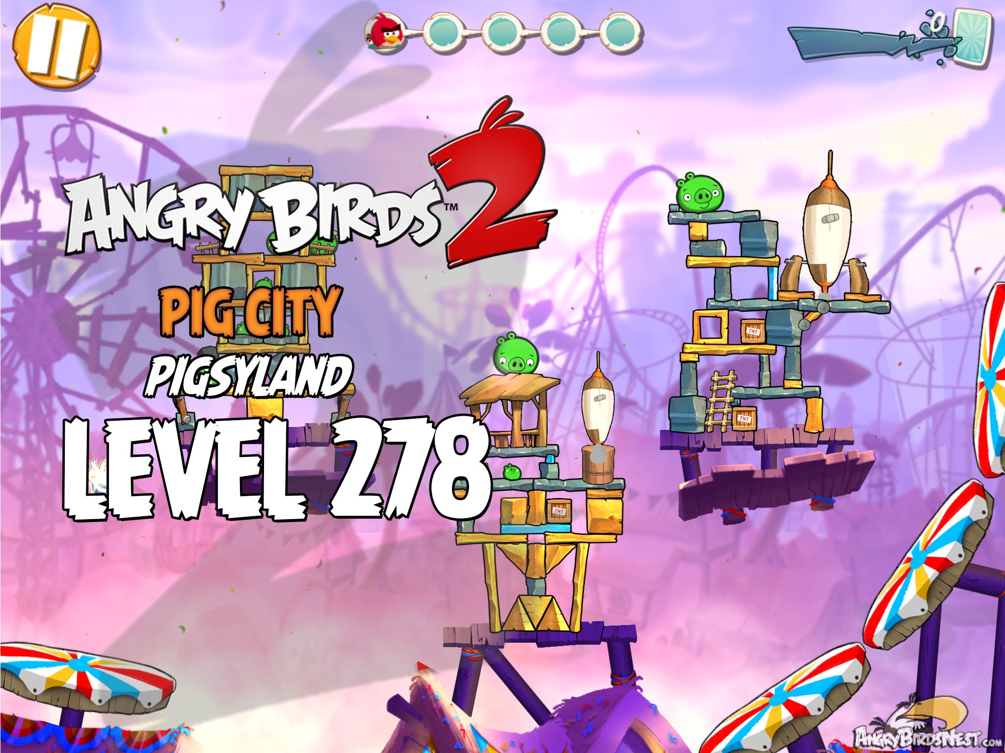 Angry Birds 2 Pig City Pigsyland Level 278