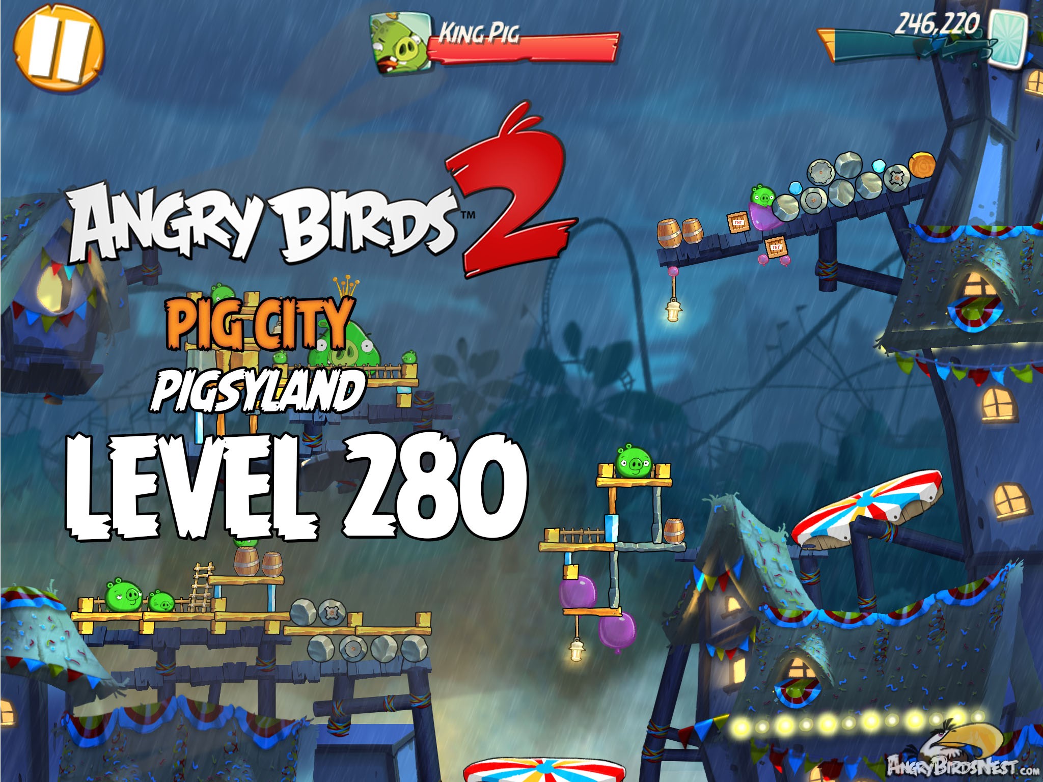 Angry Birds 2 Pig City Pigsyland Level 280