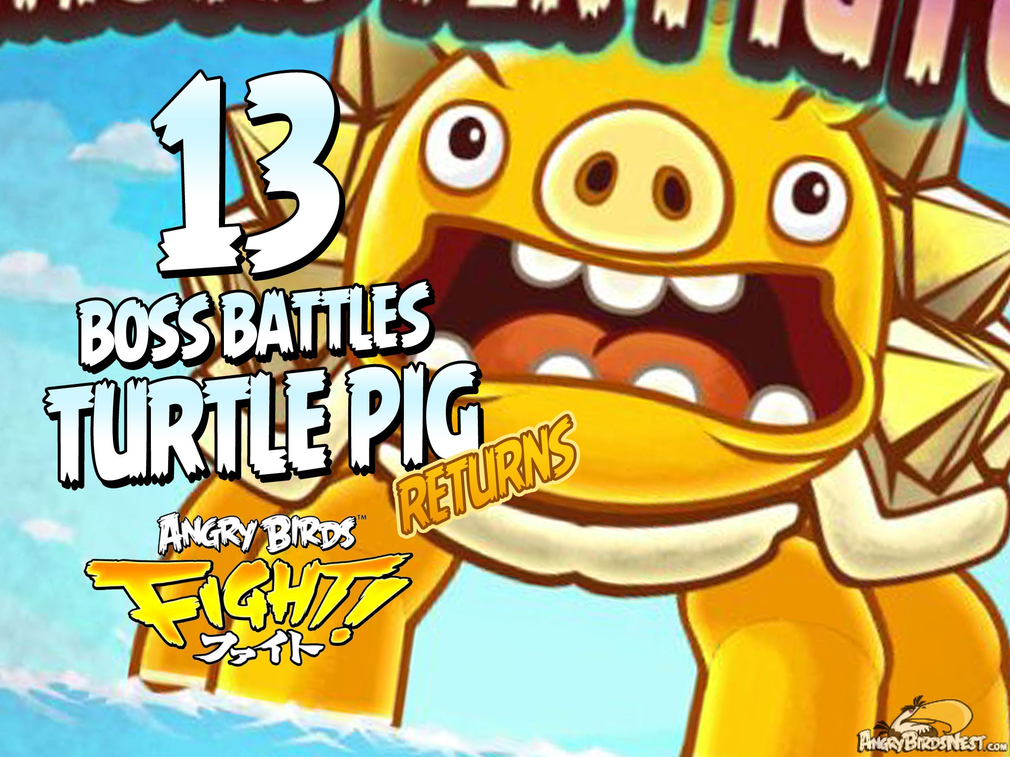 Angry Birds Fight Gameplay Part 13 Turtle Pig Boss Featured Image