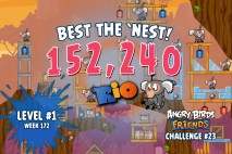 Can you ‘Best the Nest’ in Angry Birds Friends Tournament Week 172 Level 1?