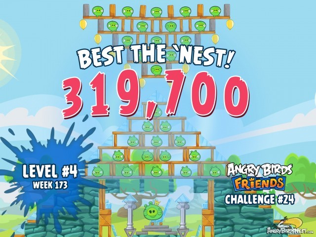 Angry Birds Friends Best the Nest Week 173 Level 4