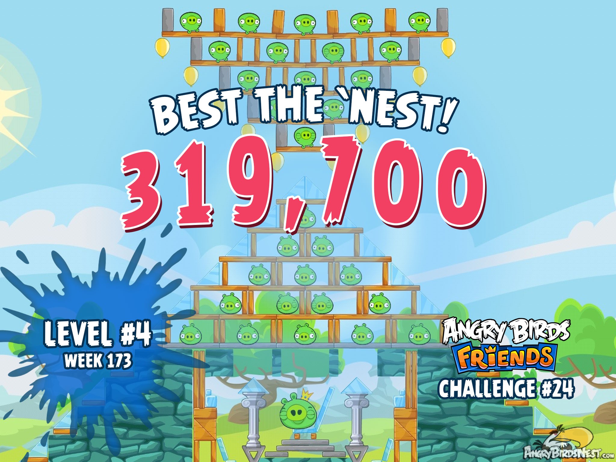 Angry Birds Friends Best the Nest Challenge Week 24