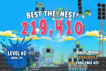 Can you ‘Best the Nest’ in Angry Birds Friends Tournament Week 174 Level 2?
