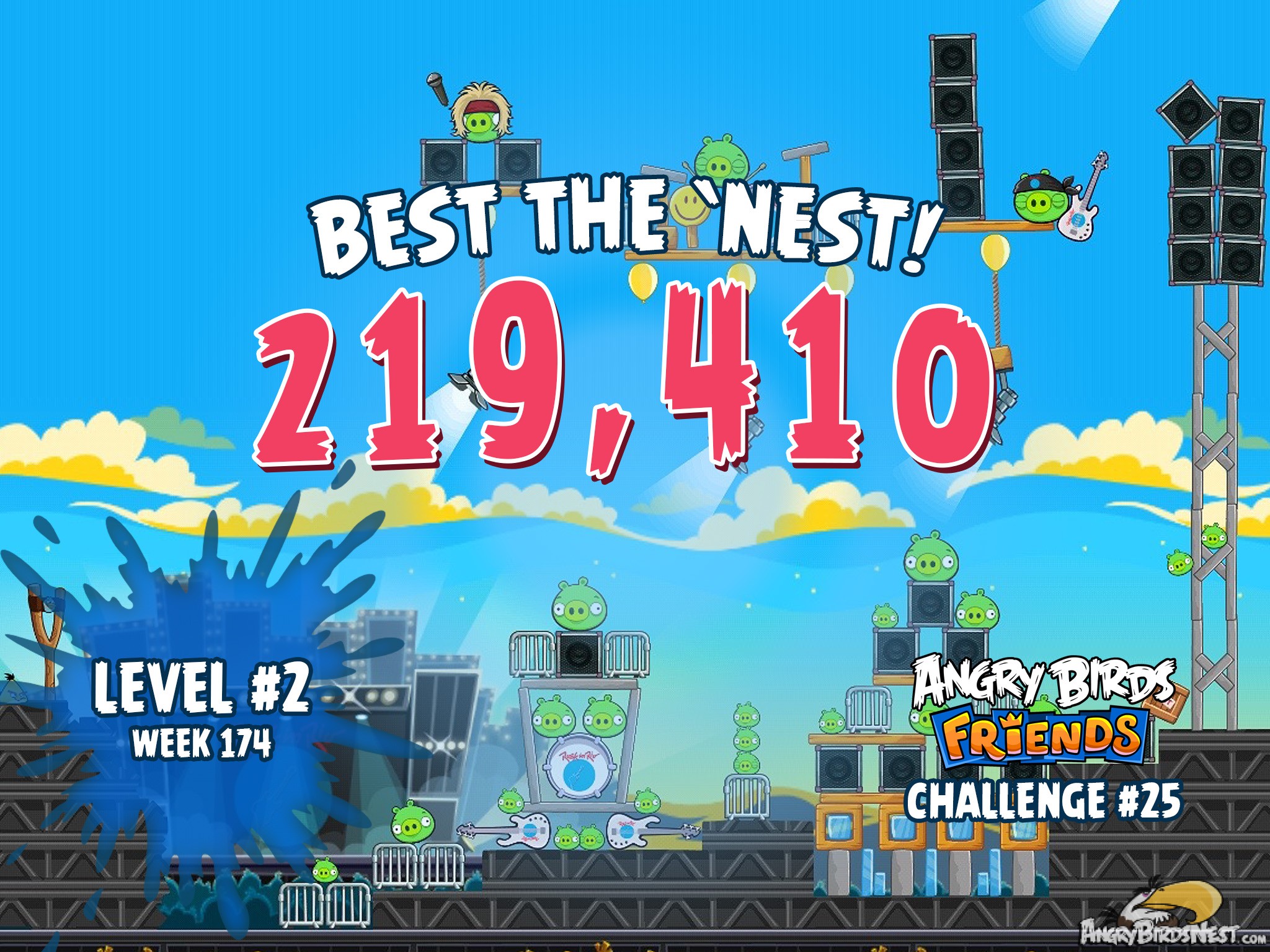 Angry Birds Friends Best the Nest Challenge Week 25