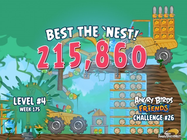 Angry Birds Friends Best the Nest Week 175 Level 4