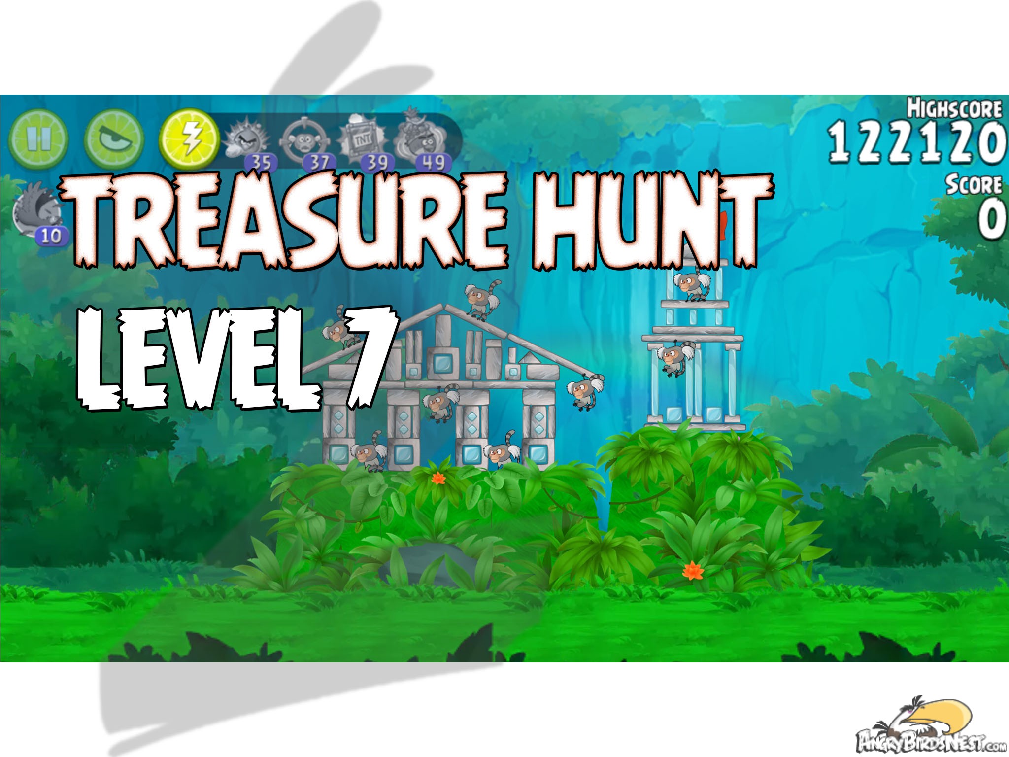 Angry Birds Rio Treasure Hunt Level 7