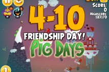 Angry Birds Seasons The Pig Days Level 4-10 Walkthrough | Friendship Day!