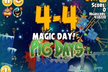Angry Birds Seasons The Pig Days Level 4-4 Walkthrough | Magic Day!
