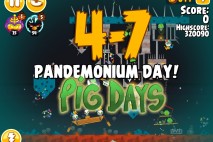 Angry Birds Seasons The Pig Days Level 4-7 Walkthrough | Pandemonium Day!