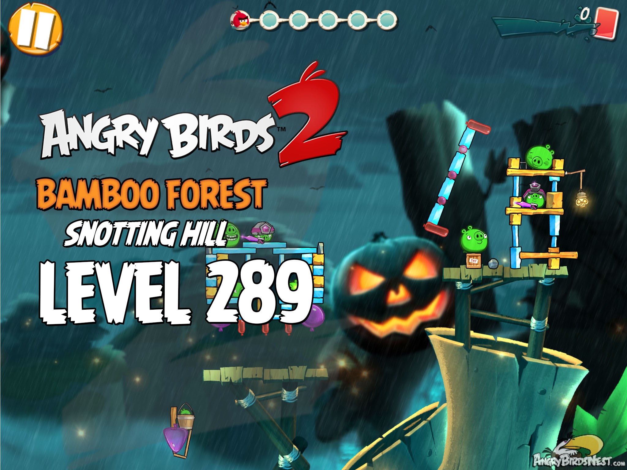 Angry Birds 2 Bambbo Forest Snotting Hill Level 289