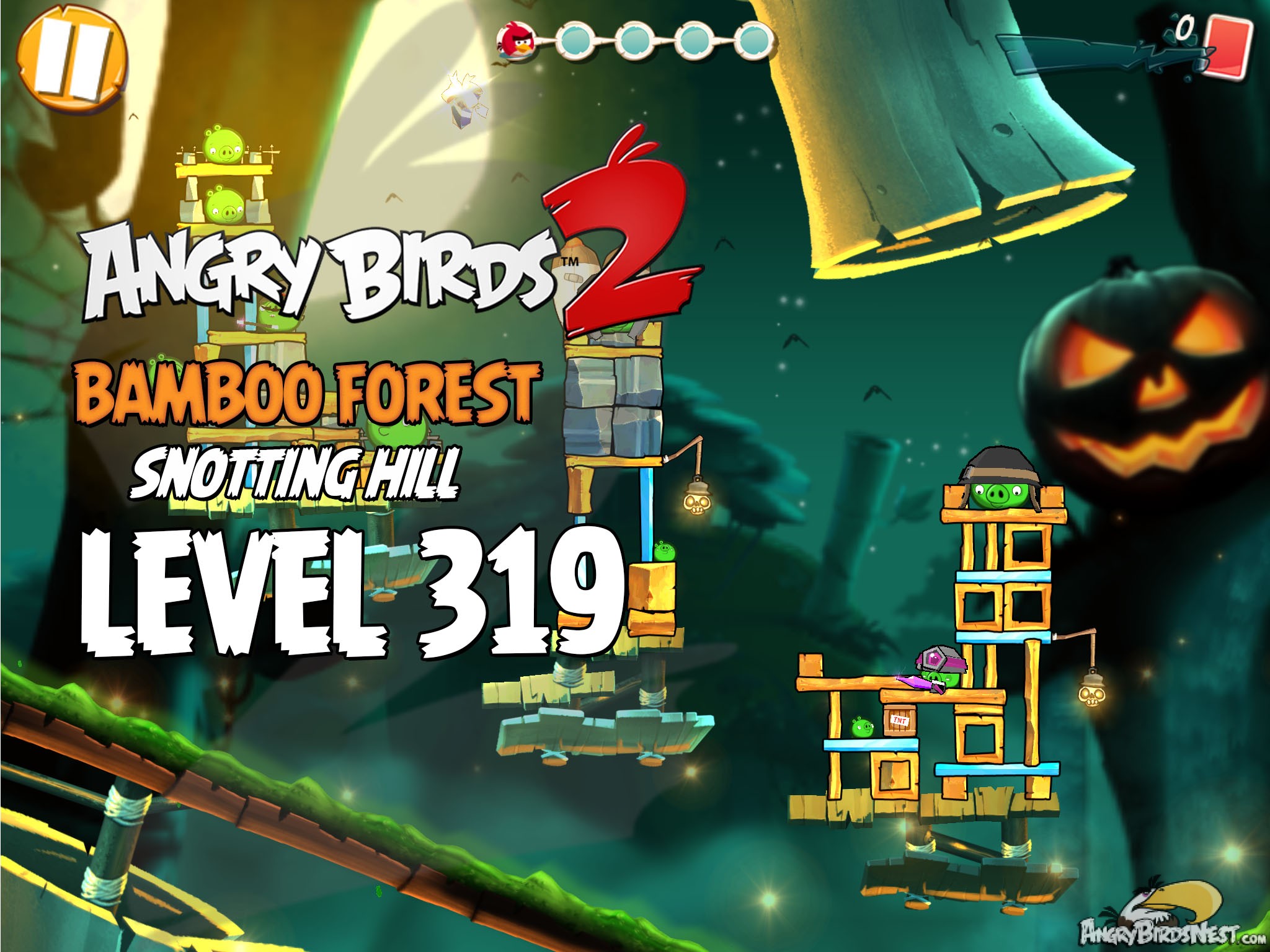 Angry Birds 2 Bamboo Forest Snotting Hill Level 319