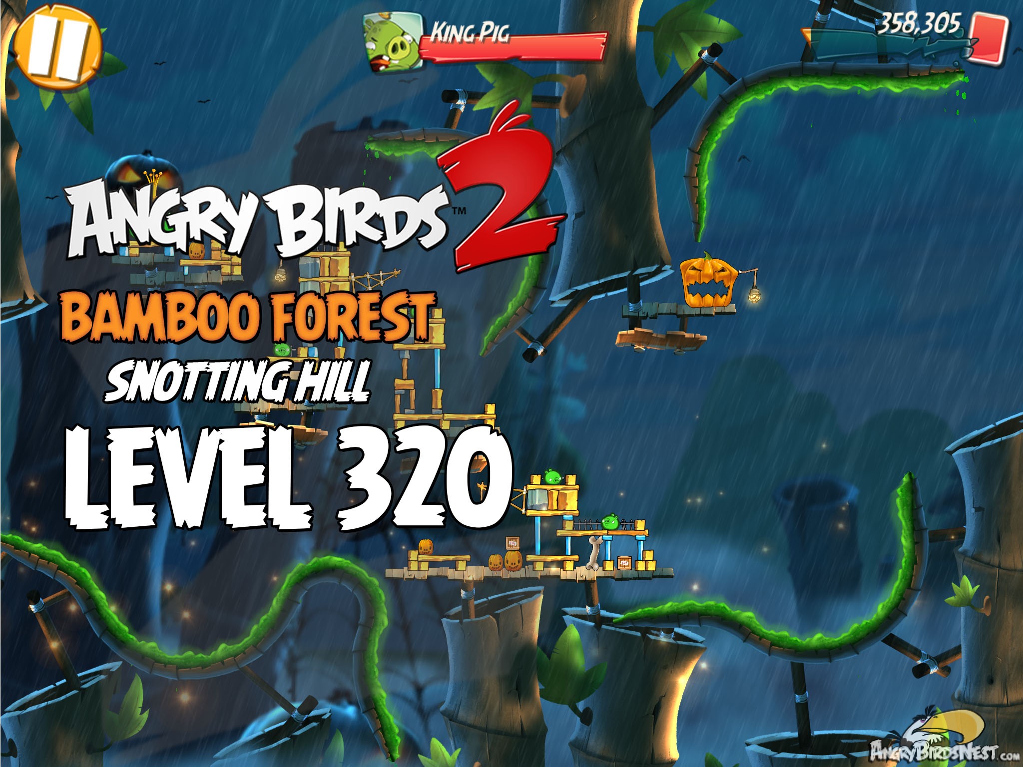 Angry Birds 2 Bamboo Forest Snotting Hill Level 320