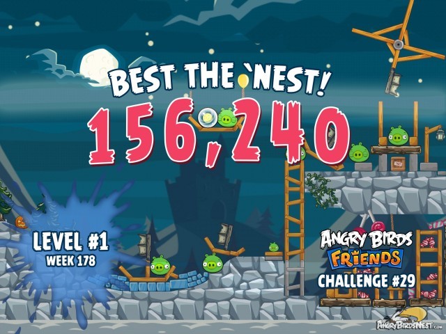 Angry Birds Friends Best the Nest Week 178 Level 1