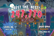 Can you ‘Best the Nest’ in Angry Birds Friends Tournament Week 180 Level 6?