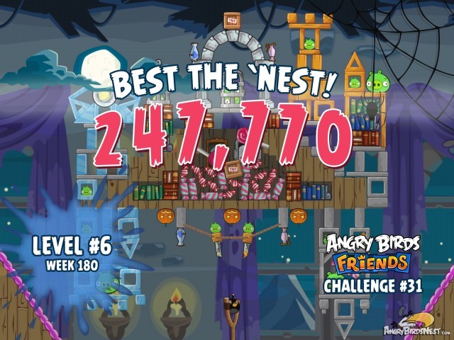 Angry Birds Friends Best the Nest Week 180 Level 6
