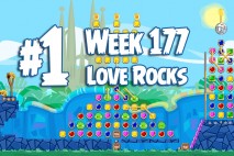 Angry Birds Friends 2015 Love Rocks Tournament Level 1 Week 177 Walkthrough